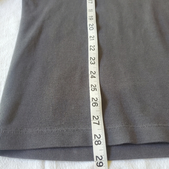 Hathaway Ribbed Knit Gray w Trim Snap Long Sleeve Sz. XL Sweater - Picture 8 of 12